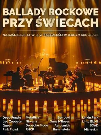 Olsztyn Wydarzenie Koncert Ballady Rockowe przy Świecach